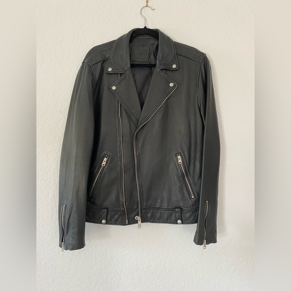 COPY - ALL SAINTS MILO LEATHER MOTORCYCLE JACKET